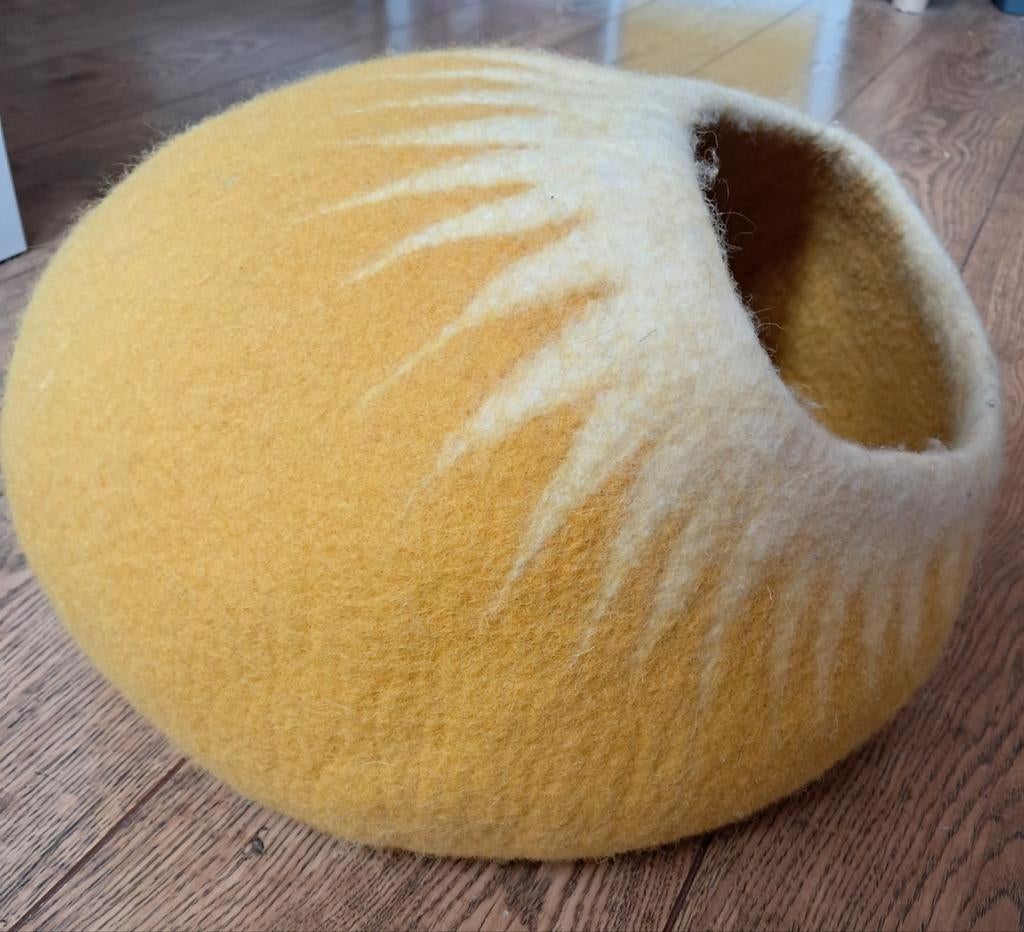 Kattenmand, Dieren en Toebehoren, Kattenmanden, Ophalen, Zo goed als nieuw, Vilt