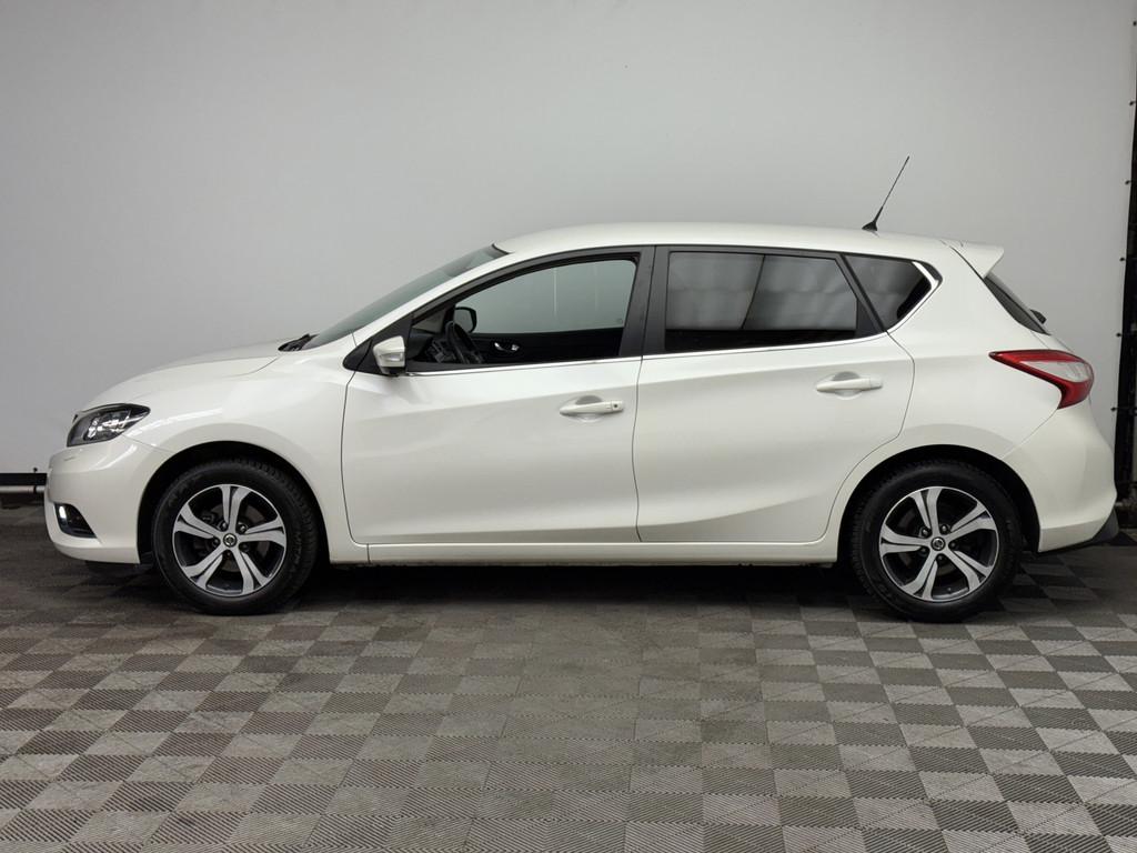 Nissan Pulsar 1.2 DIG-T Tekna LM16" Navi 360 Camera Leer, Auto's, Nissan, Voorwielaandrijving, Euro 5, Gebruikt, 4 cilinders