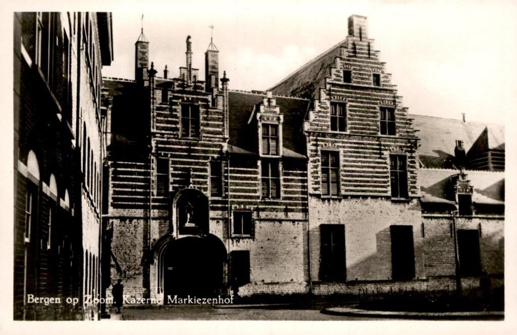 Bergen op Zoom Kazerne Markiezenhof # 338, Verzenden, 1940 tot 1960, Ongelopen, Noord-Brabant