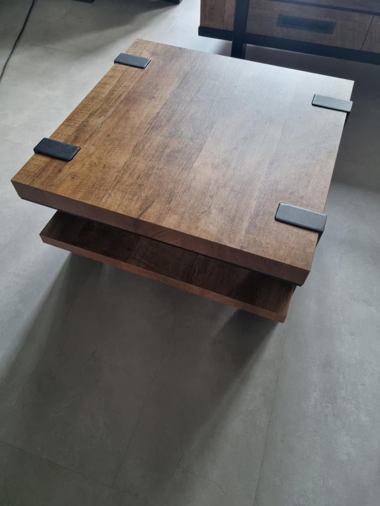 Haco Borneo salontafel, Ophalen, 50 tot 100 cm, 50 tot 75 cm, Vierkant