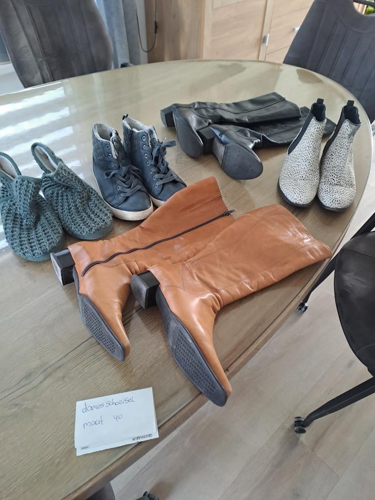 5 paar schoenen/schoeisel maat 40, Kleding | Dames, Schoenen, Gedragen, Sneakers of Gympen, Ophalen of Verzenden