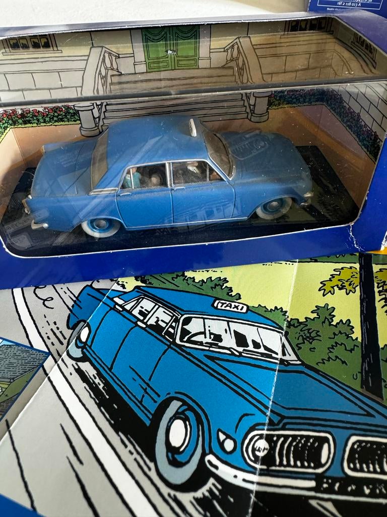 Kuifje auto 1:43 Atlas De Zephyr Taxi uit Zwarte Rotsen, Ophalen of Verzenden, Zo goed als nieuw