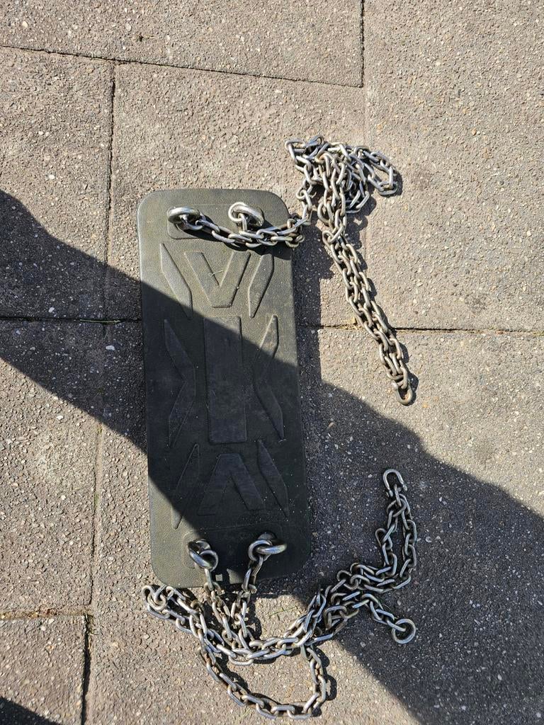 Schommel zitje Rubber zwart, Ophalen, Gebruikt