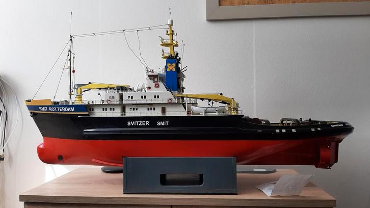 RC Boot Smit Rotterdam - Gedetailleerd Model, Hobby en Vrije tijd, Modelbouw | Auto's en Voertuigen, Gebruikt, Overige typen, Groter dan 1:32
