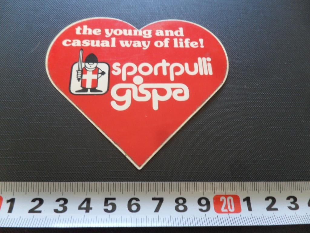 sticker The young and casual way of life ! Sportpulli GISPA, Ophalen, Zo goed als nieuw