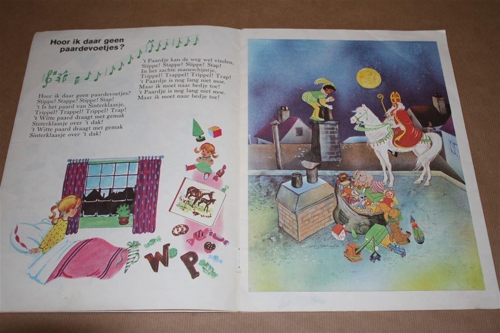 Oud Sinterklaas prentenboek. O, kom er eens kijken....., Boeken, Ophalen of Verzenden, Gelezen