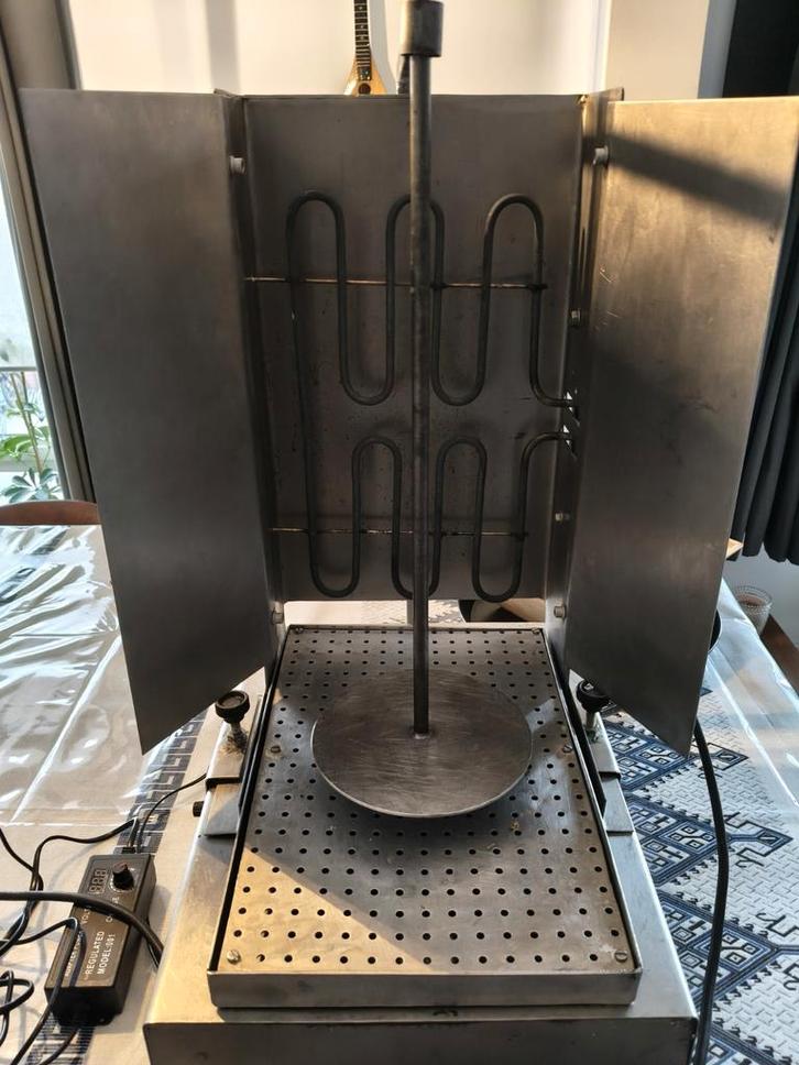 Shoarma/Gyros/Döner Grill, Tuin en Terras, Elektrische barbecues, Gebruikt, Ophalen