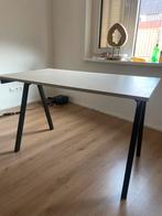 IKEA TROTTEN Bureau Beige/Antraciet - 120 cm breed, Ophalen, Zo goed als nieuw, Bureau