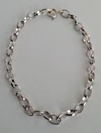 Zilveren ovale jasseron schakelarmband 20,5cm 925 zilver, Sieraden, Tassen en Uiterlijk, Armbanden, Ophalen of Verzenden, Zilver