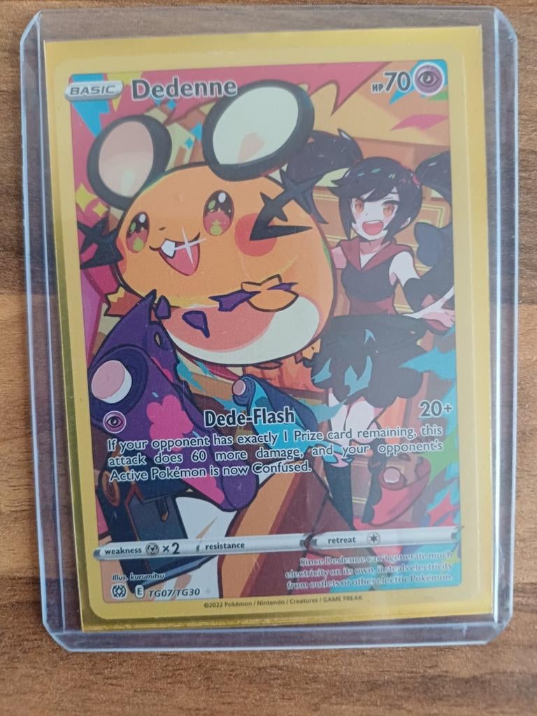 Dedenne pokemon kaart, Hobby en Vrije tijd, Verzamelkaartspellen | Pokémon, Ophalen of Verzenden, Gebruikt, Losse kaart