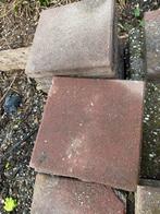 Rode stoeptegels, ongeveer 400 stuks, Tuin en Terras, Tegels en Klinkers, Gebruikt, Ophalen of Verzenden, 10 m² of meer, Beton