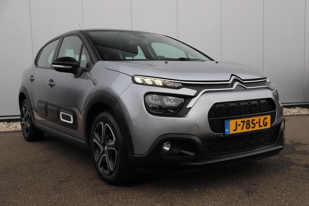 Citroen C3 1.2 PureTech Feel Navigatie Carplay Android Clima, Auto's, Citroën, Voorwielaandrijving, 83 pk, Euro 6, 1199 cc