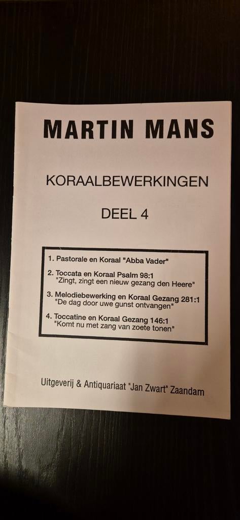 Martin Mans 2 delen, Orgel, Overige genres, Ophalen of Verzenden, Zo goed als nieuw