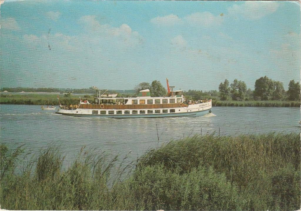 HARDERWIJK Rederij Randmeer M.S. Jacqueline, Verzenden, 1960 tot 1980, Gelopen, Gelderland