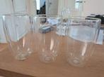 Bodum Dubbelwandige Theeglazen - Set van 3, Ophalen of Verzenden, Gebruikt