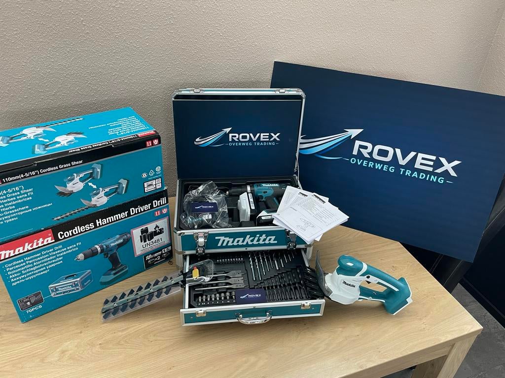 Makita Boor-/Schroefmachine HP488D003 + Heg/Grasschaar, Nieuw, Ophalen of Verzenden, Boor- en Schroefmachine, Minder dan 400 watt