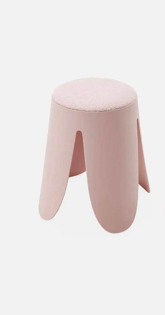 zacht roze stoel kruk zit teddy, Zo goed als nieuw, Roze, Bril, Ophalen