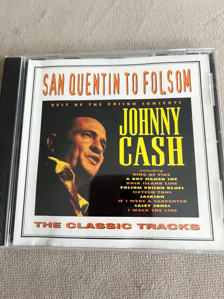Johnny Cash, San Quentin to Folsom, Ophalen of Verzenden, 1980 tot heden, Zo goed als nieuw, Blues