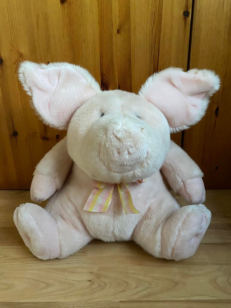 Grote Roze Knuffel Varken - Zacht en Lief, Kinderen en Baby's, Speelgoed | Knuffels en Pluche, Zo goed als nieuw, Overige typen