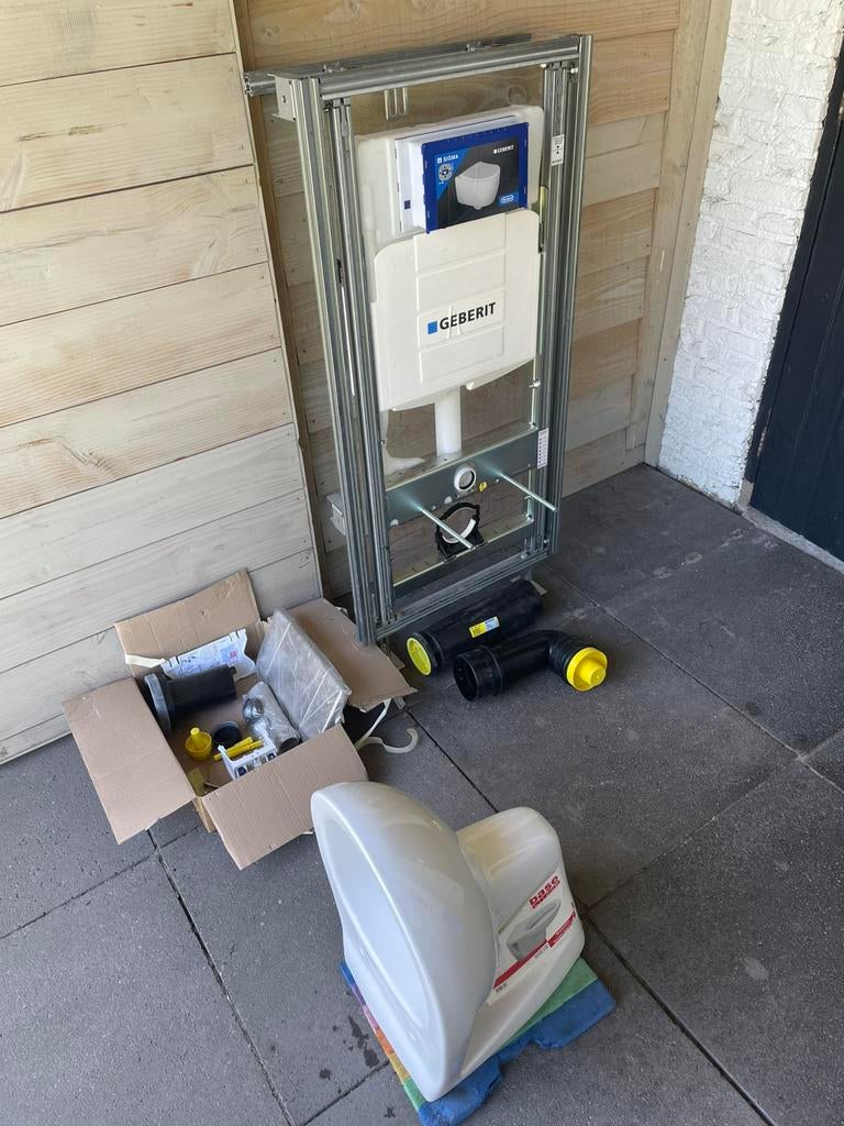 Geberit gis easy module voor wand 120 met sigma up 320, Ophalen, Zo goed als nieuw, Toilet