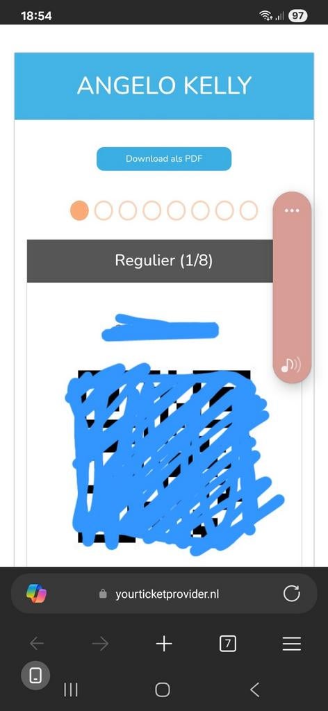 Tickets Angelo Kelly Hedon Zwolle 18April, Alle leeftijden, Ophalen of Verzenden, Muziek en Concerten