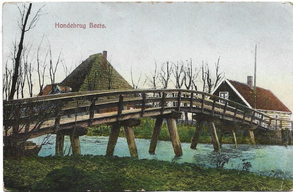 Beets;  Hondebrug, Verzamelen, Verzenden, 1920 tot 1940, Gelopen, Noord-Holland