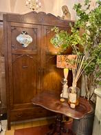 Antieke houten legkast met geslepen spiegeltjes, opbergkast, Ophalen, Gebruikt, Hoofdstraat 15 de steeg, Info@ilfienile.nl