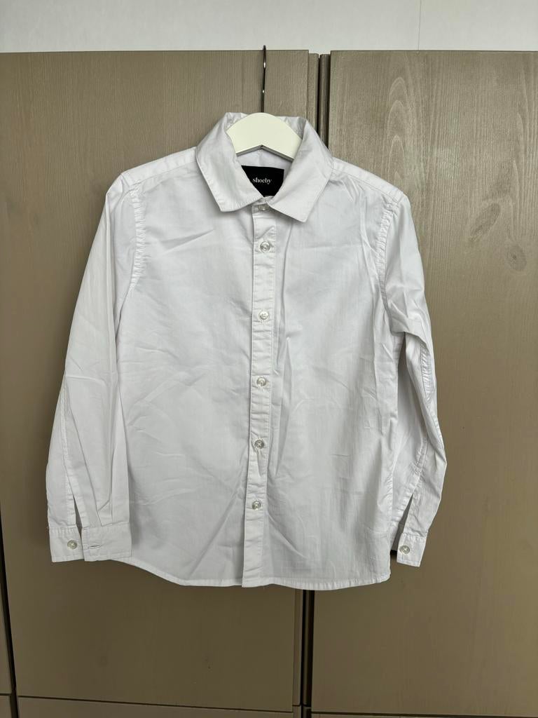 Witte Shoeby blouse voor jongens, Ophalen of Verzenden, Zo goed als nieuw, Jongen, Overhemd of Blouse