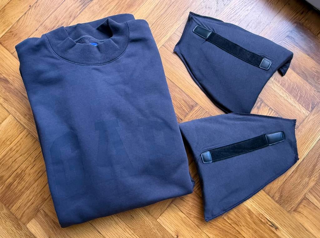 Yeezy Gap Engineerd by Balenciaga Dove Padded Heavy Fleece, Ophalen of Verzenden, Nieuw, Maat 48/50 (M), Blauw