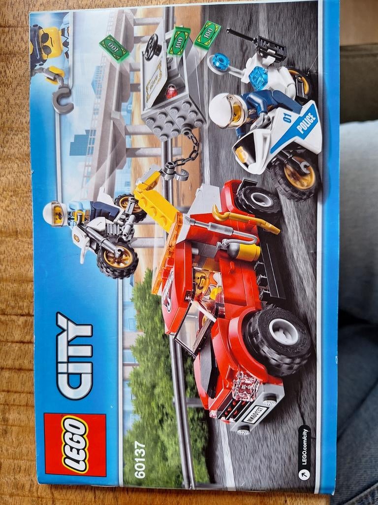 Lego City 60137 Sleepwagen in actie, Ophalen of Verzenden, Zo goed als nieuw, Complete set, Lego