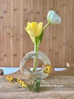 Epoxy vaas met echte gedroogde bloemen Liefdevol handgemaakt, Ophalen, Overige materialen, Overige kleuren, Nieuw