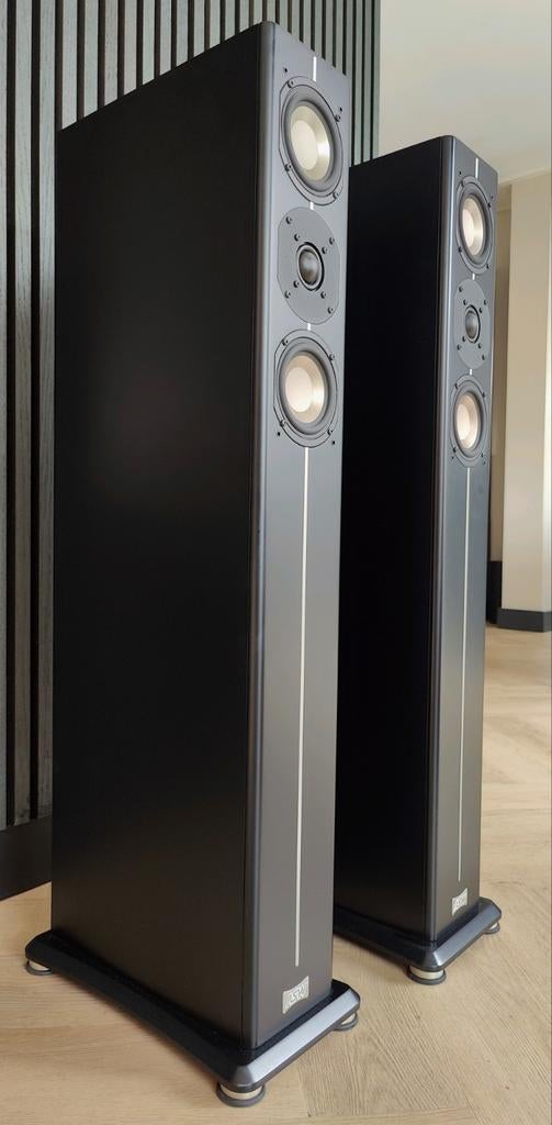 ASW Cantius 404 Vloerstaande Luidsprekers, Audio, Tv en Foto, Luidsprekers, Zo goed als nieuw, 120 watt of meer, Front, Rear of Stereo speakers