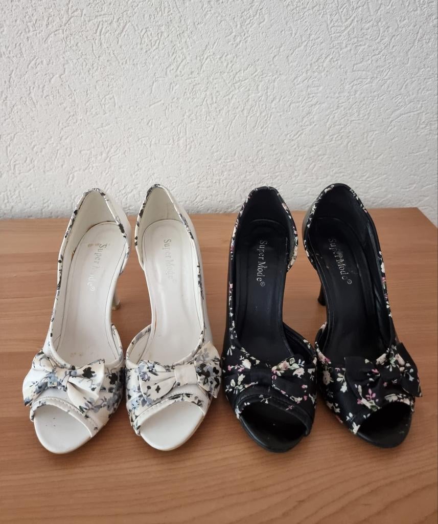 Peeptoe pumps, maat 35., Pumps, Overige kleuren, Ophalen of Verzenden, Zo goed als nieuw