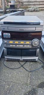 Philips FW306 Mini Hifi System met speakers, Ophalen of Verzenden, Cassettedeck, Philips