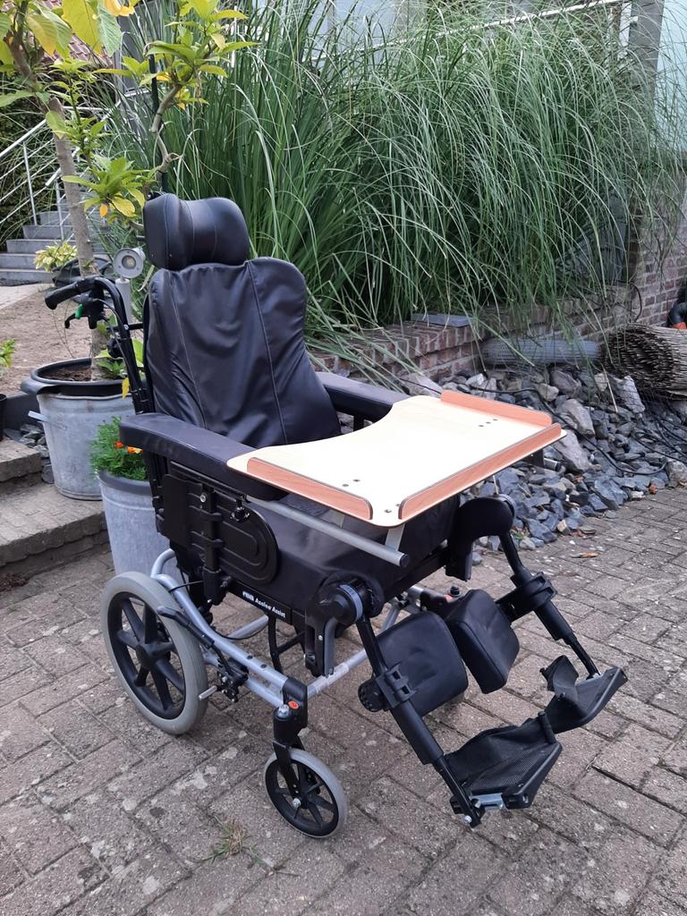 Rolstoel met verstelbare rugleuning, Diversen, Rolstoelen, Ophalen, Gebruikt, Duwrolstoel