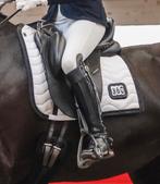 Wit dekje met zwarte bies en klittenband startnummer, Ophalen of Verzenden, Gebruikt, Dekje