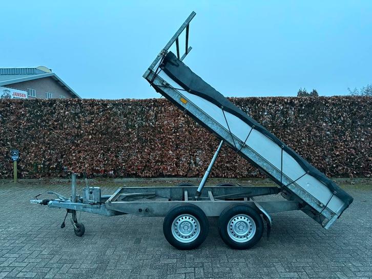 Nette Hapert kipper 2600 KG met metalen vloer., Auto diversen, Aanhangers en Bagagewagens, Gebruikt, Ophalen