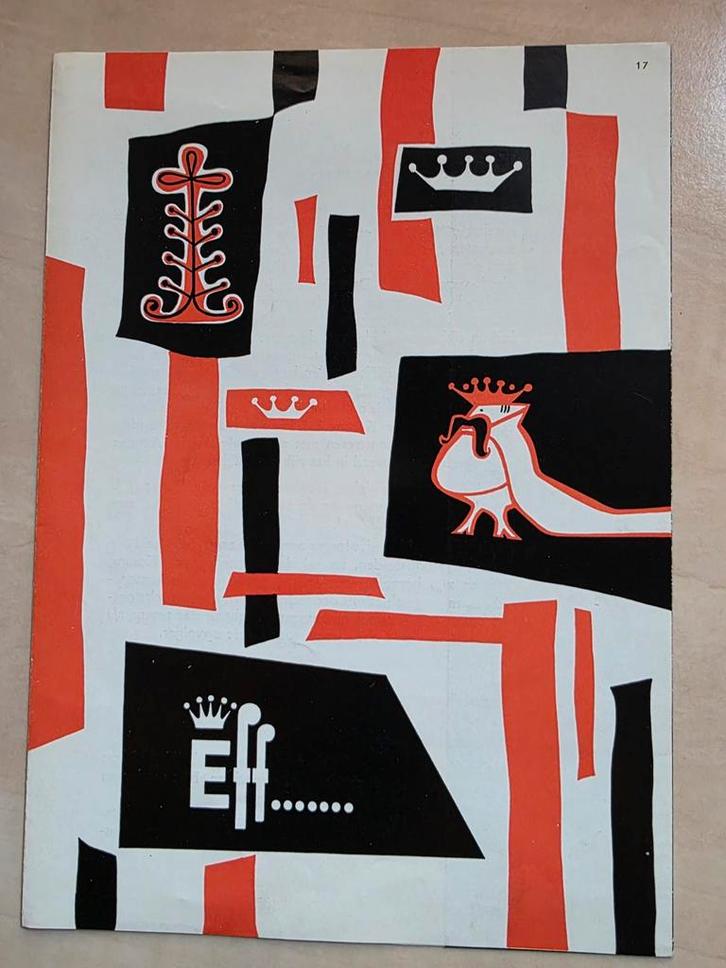 072)RECLAME RUYS 'S GRAVENHAGE EFF..ANTARES DUTCH DESIGN, Verzamelen, Merken en Reclamevoorwerpen, Zo goed als nieuw, Overige typen