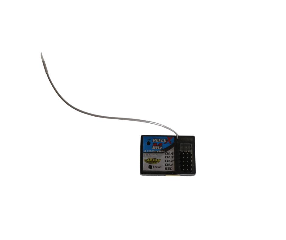 Carson Reflex 4 channel FHSS 2m4ghz ontvanger rc, Ophalen of Verzenden, Gebruikt, Overige schalen, Onderdeel