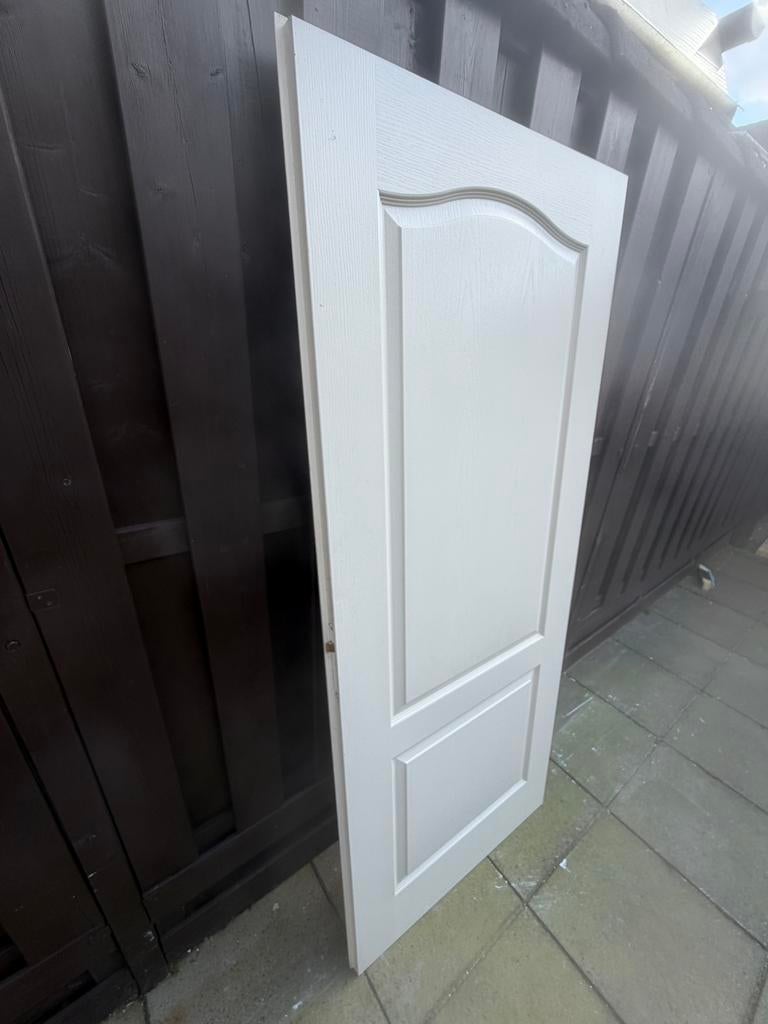 Opdekdeur Linksdraaiend 201,5x83, Doe-het-zelf en Verbouw, Deuren en Horren, Ophalen of Verzenden, Zo goed als nieuw, Binnendeur