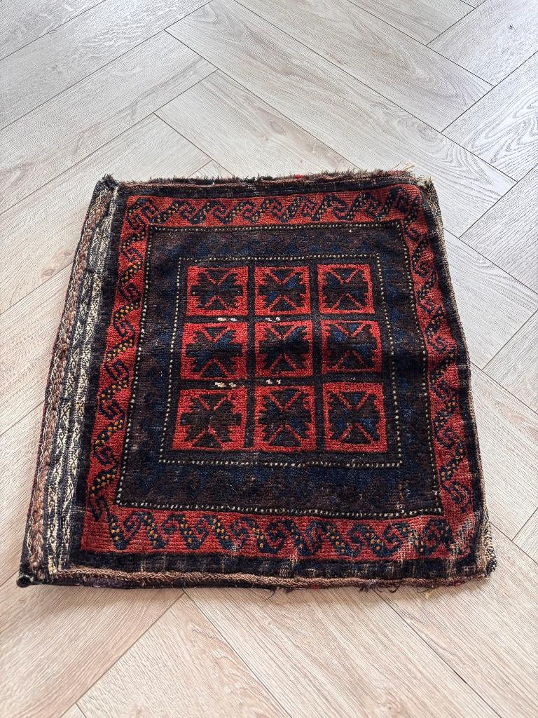 Antieke Perzische Beloutch kussenhoes., Ophalen of Verzenden