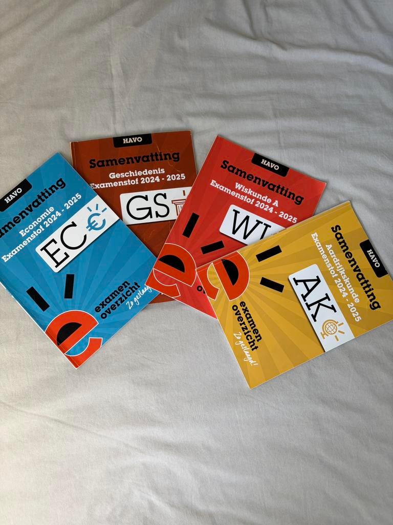 Examenbundels HAVO, Ophalen of Verzenden, Zo goed als nieuw, HAVO, Aardrijkskunde