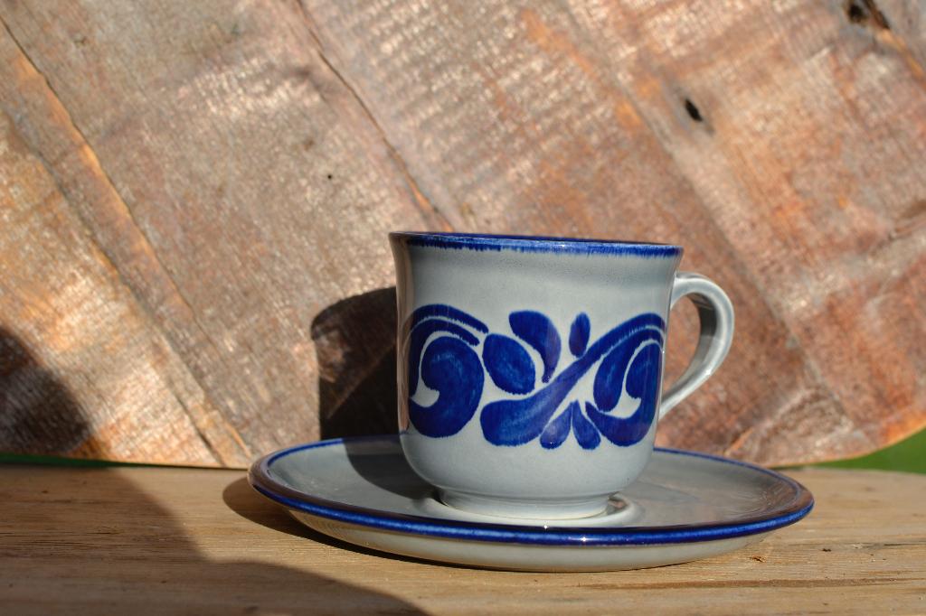 Vintage Boch Belgium La Louviere blauw grijs servies België, Huis en Inrichting, Keuken | Servies, N, N, Ophalen of Verzenden