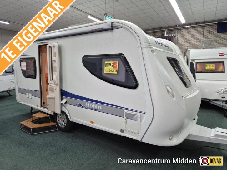 Hobby La Vita 460 UFE 2009 NIEUWSTAAT, Caravans en Kamperen, Caravans, Bedrijf, tot en met 4, 750 - 1000 kg, Rondzit, Hobby, Frans bed