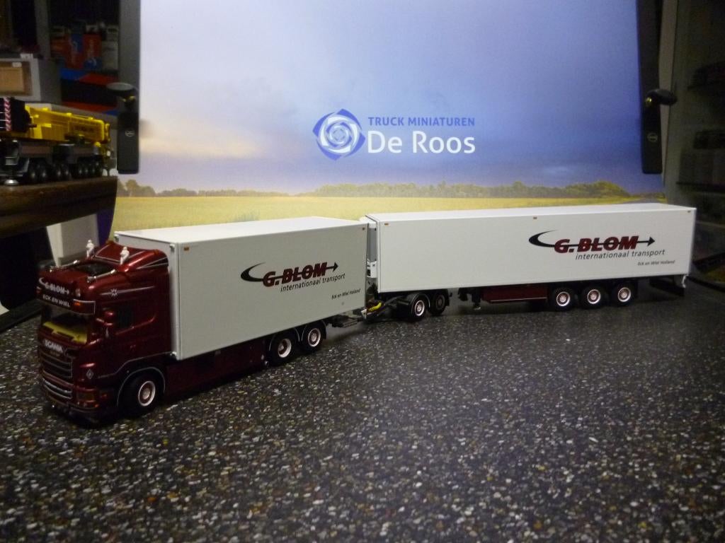 WSI Scania R 620 G. Blom, Ophalen of Verzenden, Nieuw, Bus of Vrachtwagen, Wsi