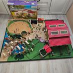 Schleich paarden collectie met stal en speelkleed, Kinderen en Baby's, Speelgoed | Actiefiguren, Ophalen