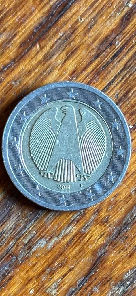 Euromunt Duitsland, 2011 A - Misslag, Postzegels en Munten, Munten | Europa | Euromunten, Ophalen of Verzenden, Duitsland, 2 euro