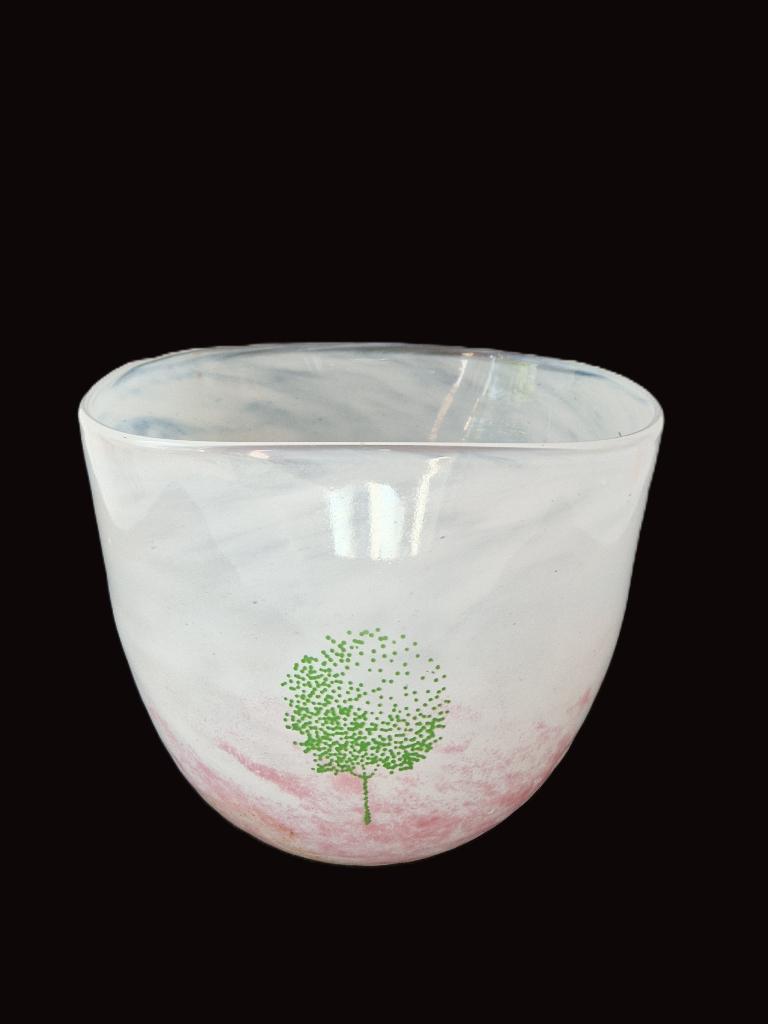 Kosta Boda May schaal Kjell Engman - Grootste maat - Gesign., Ophalen of Verzenden