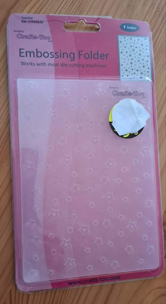 Grafts-Too embossing mal met sterren, Ophalen, Nieuw, Pons of Mal