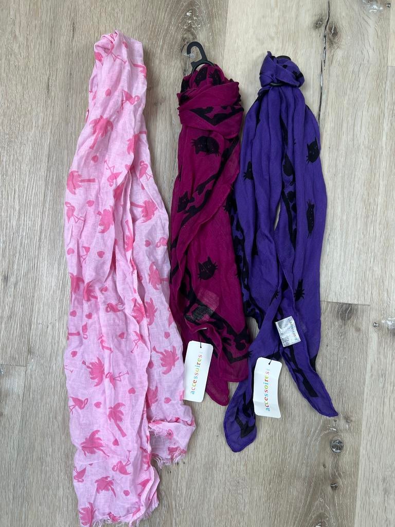 Restpartij sjaals/shawl - 64 stuks nieuw, Ophalen, Nieuw, Sjaal